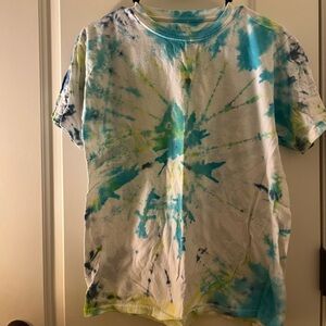 Adult Men's Tie Dyed Short Sleeve T-Shirt Size Unknown Multicolor
